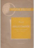 Dr. Kundt Ernő - Anglicizmusok