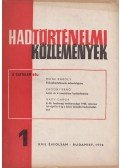 Dr. Mucs Sándor - Hadtörténelmi közlemények XVII. évfolyam 1970/1.