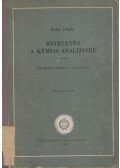 Erdey László - Bevezetés a kémiai analízisbe I.