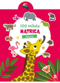  - 100 mókás matrica - Állatok, null 2022 antikvár könyv