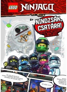 - LEGO Ninjago - Nindzsák, csatára! - Kreatív színezőkönyv képregénnyel! - Ajándék Cole minifigurával, null 2022 antikvár könyv