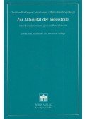 Christian Boulanger,Vera Heyes,Philip Hanfling - Zur Aktualitat der Todesstrafe