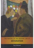Paul Mitchell - The Making of the Modern Law of Defamation