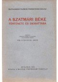 Lukinich Imre (szerk.) - A szatmári béke története és okirattára