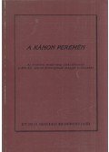 Eisemann György - A kánon peremén