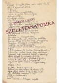 Tamási Lajos - Születésnapomra