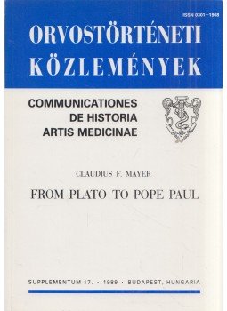 Claudius F. Mayer - From Plato to Pope Paul, Budapest 1989 antikvár könyv