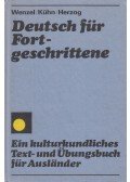 Wenzel, Johannes,Kühn, Annette,Herzog, Annelies - Deutsch für Fortgeschrittene