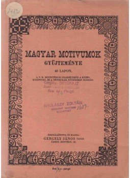 Gergely János - Magyar motivumok gyüjteménye 40 lapon., Budapest 0 antikvár könyv