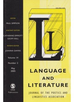 Paul Simpson - Language and Literature Volume 14 Number 2, May 2005 Paul Simpson - Language and Literature Volume 14 Number 2, May 2005, London 2005 antikvár könyv