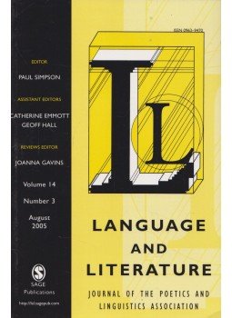 Paul Simpson - Language and Literature Volume 14 Number 3, May 2005 Paul Simpson - Language and Literature Volume 14 Number 3, May 2005, London 2005 antikvár könyv