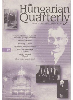 Vajda Miklós - The Hungarian Quarterly Volume 43 Spring 2002, Budapest 2002 antikvár könyv