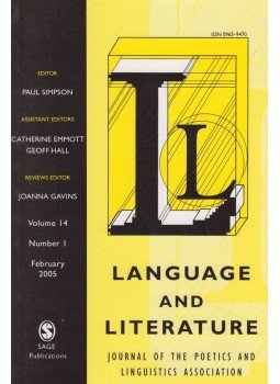 Paul Simpson - Language and Literature Volume 14 Number 1 February 2005 Paul Simpson - Language and Literature Volume 14 Number 1 February 2005, London 2005 antikvár könyv