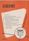 Dr. Bárány István - Úszósport 1984/9