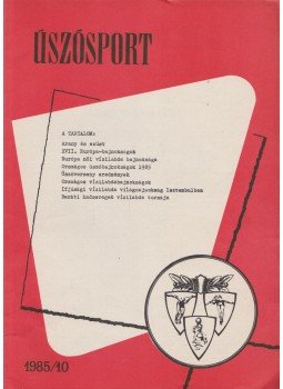 Dr. Bárány István - Úszósport 1985/10 Dr. Bárány István - Úszósport 1985/10, Budapest 1985 antikvár könyv