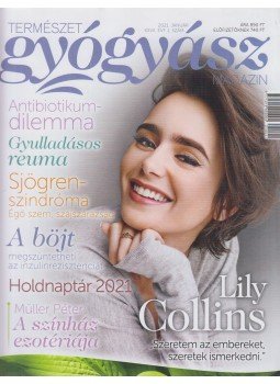dr. Görgei Katalin (főszerk.) - Természetgyógyászat magazin 2021. január XXVII. évf. 1. szám, Budapest 2021 antikvár könyv
