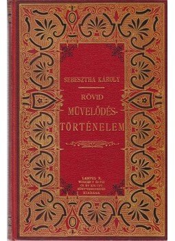 Sebesztha Károly - Rövid művelődéstörténelem, Budapest 1890 antikvár könyv