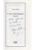 Vámos Miklós - A New York–Budapest metró (Dedikált)