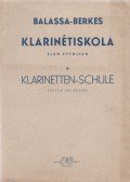 Balassa György,Berkes Kálmán - Klarinétiskola I.