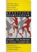 Dr. Hepp Ferenc - Hétnyelvű sportszótár - Kosárlabda