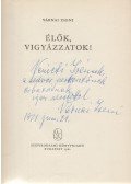 Várnai Zseni - Élők, vigyázzatok! (Dedikált)