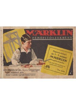  - A Märklin fémépítő játékgyár képes katalógusa (1932), Göppingen 1932 antikvár könyv