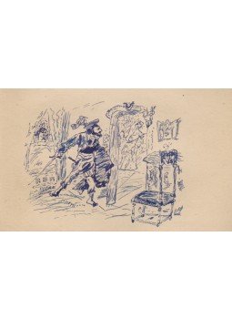 Lesage, Louis Ernest (grafikák), Frank, Félix (szöveg) - Louis Ernest Lesage, azaz Sahib (1847–1919) francia karikaturista tusrajzai, Paris 1879 antikvár könyv