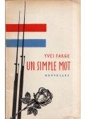 Yves Farge - Un simple mot