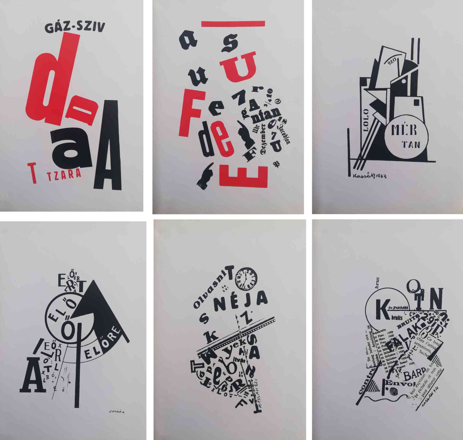 Kassák Lajos - 6 typographia
