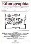 Lukács László (Szerk.) - Ethnographia 1992/1-2