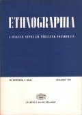 Hofer Tamás - Ethnographia 1979/3