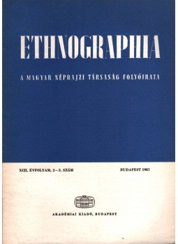 Hofer Tamás - Ethnographia 1981/2-3 Hofer Tamás - Ethnographia 1981/2-3, Budapest 1981 antikvár könyv