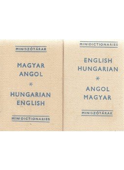 - Magyar-angol, angol-magyar miniszótár I-II.  (minikönyvek), Budapest 1973 antikvár könyv