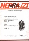 Hála József - Néprajzi hírek 2003/1-2.