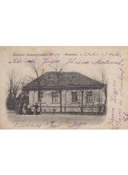  - Üdvözlet Veresegyházról, Községház (képeslap),  0 antikvár könyv