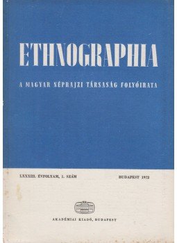 Földes László - Ethnographia 1972/1., Budapest 1972 antikvár könyv
