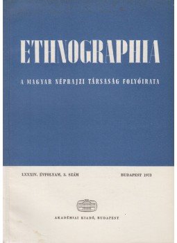 Földes László - Ethnographia 1973/3., Budapest 1973 antikvár könyv