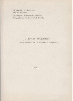 Benkő László, Nagy István, Csuri György, Fazekas Zoltán, Papp Endre, Jankó Piroska - A lappangó fuvarkapacitás felszabadításának díjszabási alátámasztása, Budapest 1983 antikvár könyv