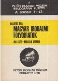 Lakatos Éva - Magyar Irodalmi Folyóiratok