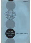 John Bolt,Henry De Moor - Calvin Theological Journal Vol.27. No.1