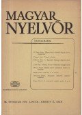 Lőrincze Lajos - Magyar Nyelvőr 94. évfolyam 1970/1.