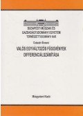 Császár Ákosné, dr. - Valós egyváltozós függvények differenciálszámítása