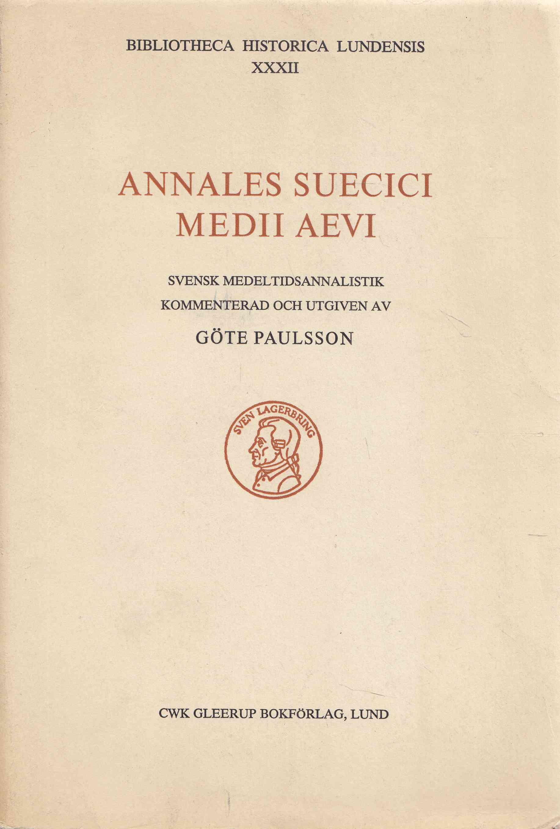 Göte Paulsson - Annales suecici medii aevi, Lund 1974 antikvár könyv