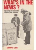 Geoffrey Land - What's in the News?