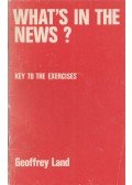Geoffrey Land - What's in the News?: Key to The Exercises