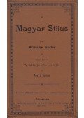 Kulcsár Endre - A magyar stílus I. kötet