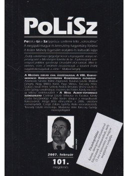 Turcsány Péter - PoLíSz 2007. február Turcsány Péter - PoLíSz 2007. február, Budapest 2007 antikvár könyv
