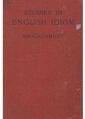G. Brackenbury - Studies in English Idiom