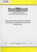 Dr. Szilágyi Béla (szerk.) - Folytonos dinamikus rendszer lineáris állapotegyenletének megoldása