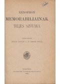 Dávid István,Fodor Gyula - Xenophon Memorabiliáinak teljes szótára